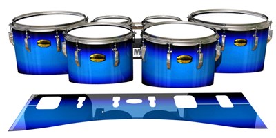 Yamaha 8300 Field Corps Tenor Drum Slips - Bluez (Blue)
