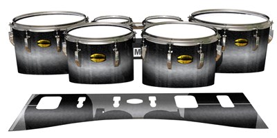 Yamaha 8300 Field Corps Tenor Drum Slips - Burnout Black (Neutral)