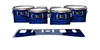 Yamaha 8300 Field Corps Tenor Drum Slips - Chaos Brush Strokes Blue and Black (Blue)