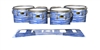 Yamaha 8300 Field Corps Tenor Drum Slips - Chaos Brush Strokes Blue and White (Blue)