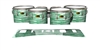 Yamaha 8300 Field Corps Tenor Drum Slips - Chaos Brush Strokes Green and White (Green)