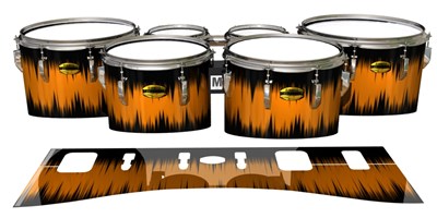 Yamaha 8300 Field Corps Tenor Drum Slips - Daybreak (Orange)