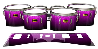 Yamaha 8300 Field Corps Tenor Drum Slips - Imperial Purple Fade (Purple) (Pink)