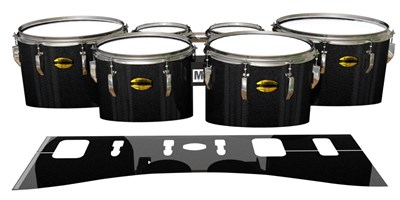 Yamaha 8300 Field Corps Tenor Drum Slips - Lunar Darkside (Neutral)