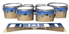 Yamaha 8300 Field Corps Tenor Drum Slips - Maple Woodgrain Blue Fade (Blue)