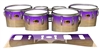 Yamaha 8300 Field Corps Tenor Drum Slips - Maple Woodgrain Purple Fade (Purple)