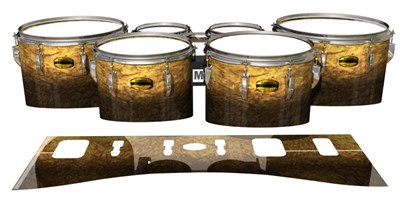 Yamaha 8300 Field Corps Tenor Drum Slips - Mojave Burl (Neutral)