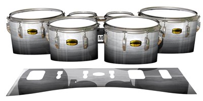 Yamaha 8300 Field Corps Tenor Drum Slips - Mountain Fog Stain (Neutral)