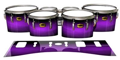 Yamaha 8300 Field Corps Tenor Drum Slips - Plasma Stain Fade (Purple)