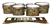 Yamaha 8300 Field Corps Tenor Drum Slips - Rusted Metal (Themed)