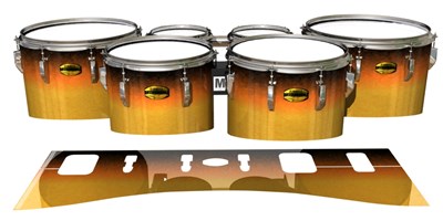 Yamaha 8300 Field Corps Tenor Drum Slips - Sahara Sun (Orange)