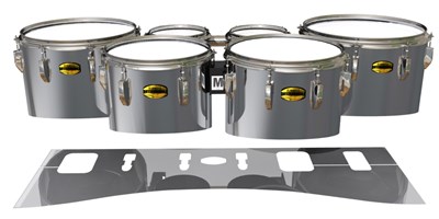 Yamaha 8300 Field Corps Tenor Drum Slips - Silver Chrome