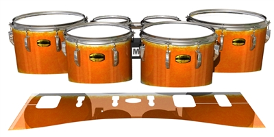 Yamaha 8300 Field Corps Tenor Drum Slips - Sunkiss (Orange)