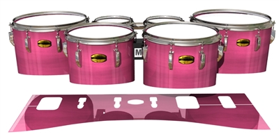 Yamaha 8300 Field Corps Tenor Drum Slips - Sunset Stain (Pink)