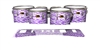 Yamaha 8300 Field Corps Tenor Drum Slips - Wave Brush Strokes Purple and White (Purple)