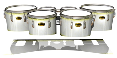 Yamaha 8300 Field Corps Tenor Drum Slips - White Dynamite (Neutral)