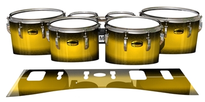 Yamaha 8300 Field Corps Tenor Drum Slips - Yellow Sting (Yellow)
