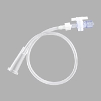 Connecting Tube CookÂ® 14 Fr. X 30 cm L, With Stopcock, Drainage Bag Connector