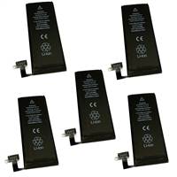 5-Pack lot set of Battery for Apple iPhone 4s 32GB