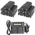 10 Batteries + LCD Dual Rapid Battery Charger for