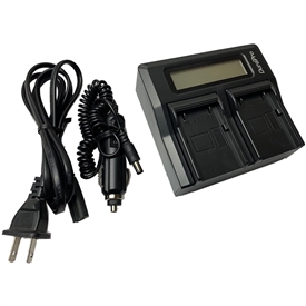 LCD Dual Rapid Battery Charger for Trimble EiDLi1