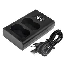 Dual USB Battery Charger for Fuji Fujifilm NP-W235