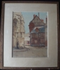 Philip Mitchell Signed Watercolour of Town Scene - Sold