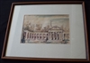 Watercolour Painting of the Wandehalle in Bad Oeynhausen 1947 Signed HR