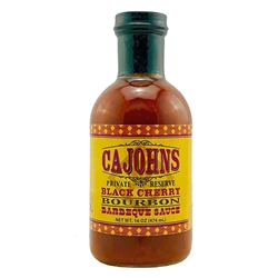 CaJohns Black Cherry Bourbon Infused BBQ Sauce