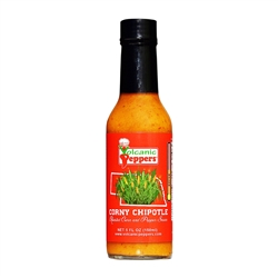 Volcanic Peppers Corny Chipotle Hot Sauce