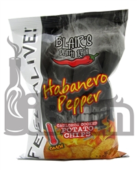 Blair's Death Rain Habanero Pepper Potato Chips 1.5oz