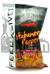 Blair's Death Rain Habanero Pepper Potato Chips 5oz