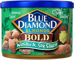 Blue Diamond Bold Wasabi and Soy Sauce Almonds