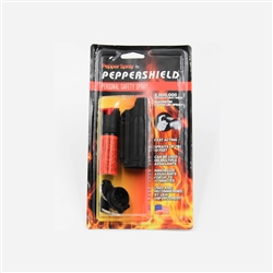 Peppershield Pepper Spray with Black Plastic Case