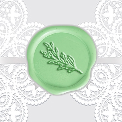 Rosemary Adhesive Wax Seals - Symbol