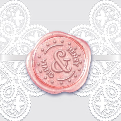 Dotty Adhesive Wax Seals - 1 1/4"