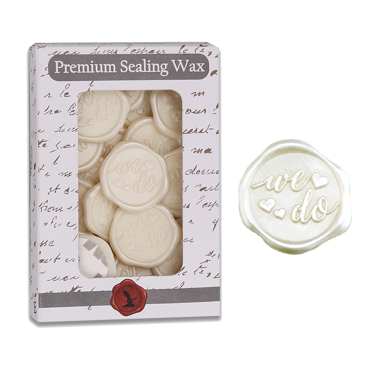Quick-Ship Ready Made Stock Wax Seals - ready to use with a strong  self-adhesive backing with no work for you! 1 finished adhesive wax seals  -ready to apply to your project-just Peel