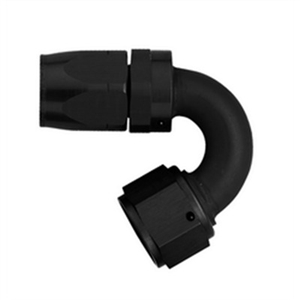 -12 AN Aeroquip 150Â° Reusable Hose End Black