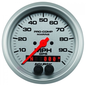 Auto Meter 200636-33 GPS Speedometer Marine Chrome Gauge