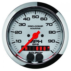 Auto Meter 200636-35 GPS Speedometer Marine Chrome Gauge