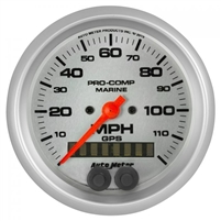 Auto Meter 200637-33 GPS Speedometer Marine Silver Gauge
