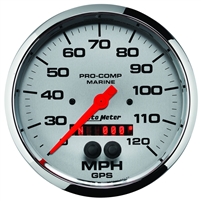 Auto Meter 200646-35 GPS Speedometer Marine Chrome Gauge