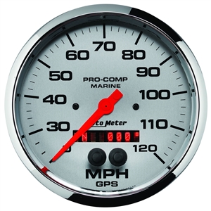 Auto Meter 200646-35 GPS Speedometer Marine Chrome Gauge
