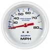 Auto Meter 200753 Mechanical Speedometer 0-80 MPH Marine White