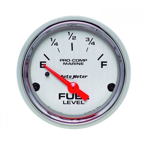 Auto Meter 200760-35 Fuel Level Chrome Gauge