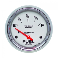 Auto Meter 200761-35 Fuel Level Chrome Gauge