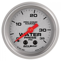 Auto Meter 200772-33 Water Pressure Gauge