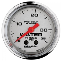 Auto Meter 200772-35 Water Pressure Gauge