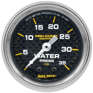 Auto Meter 200772-40 Water Pressure Gauge