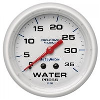 Auto Meter 200773 Marine Water Pressure Gauge